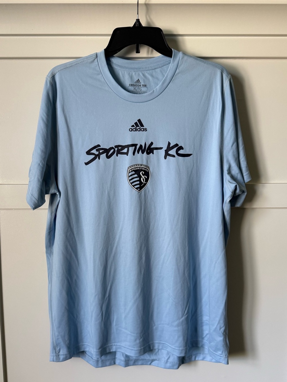 adidas Sporting KC Light Blue Short Sleeve Tee